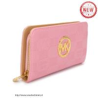 michael kors logo signature groot roze portefeuilles Lage Prijzen cliu4284